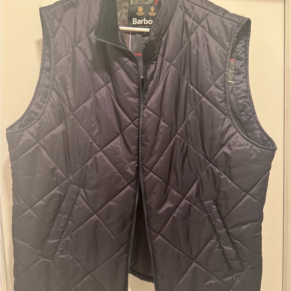 Barbour Men's Quilted Dark Blue Vest